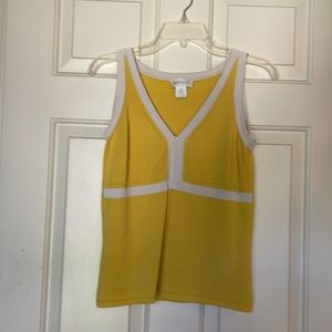 Norton & Co size Yellow Sleeveless Top Small